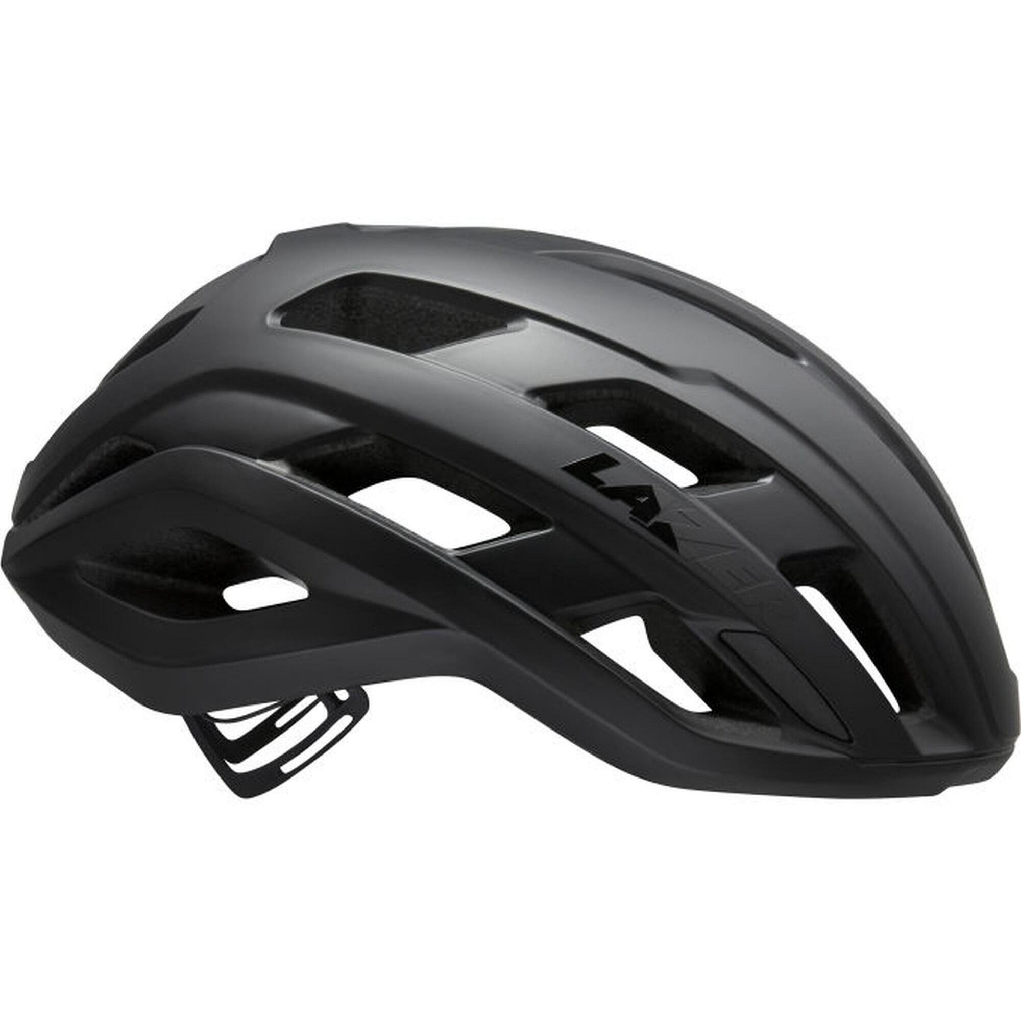 Lazer Century Fahrradhelm Mattschwarz – Mit Twist Cap Technologie, Integriertem Rücklicht & Aerodynamic-Design