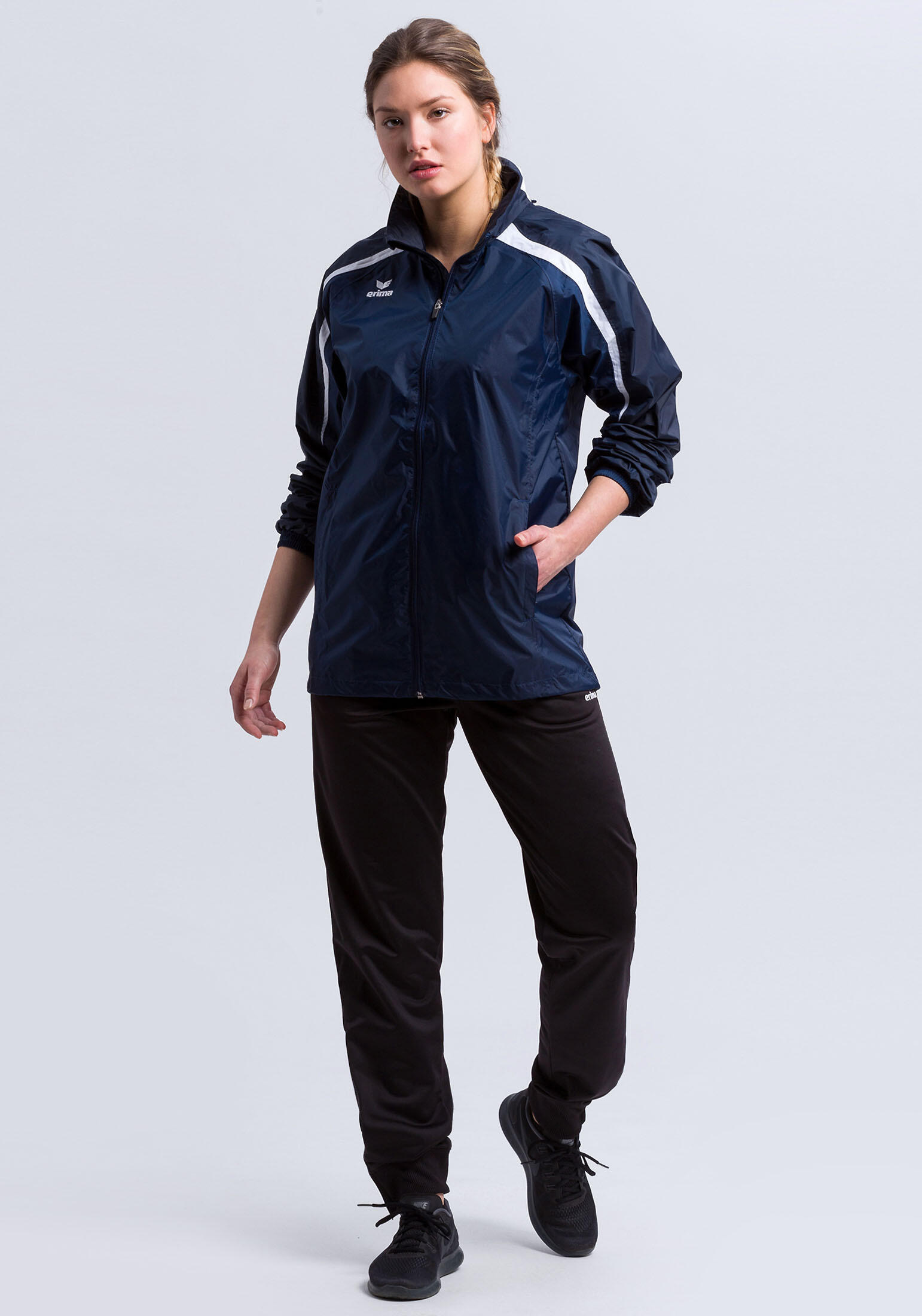 Erima Liga 2.0 Allweather Jack Heren - New Navy / Donker Navy / Wit 5/7