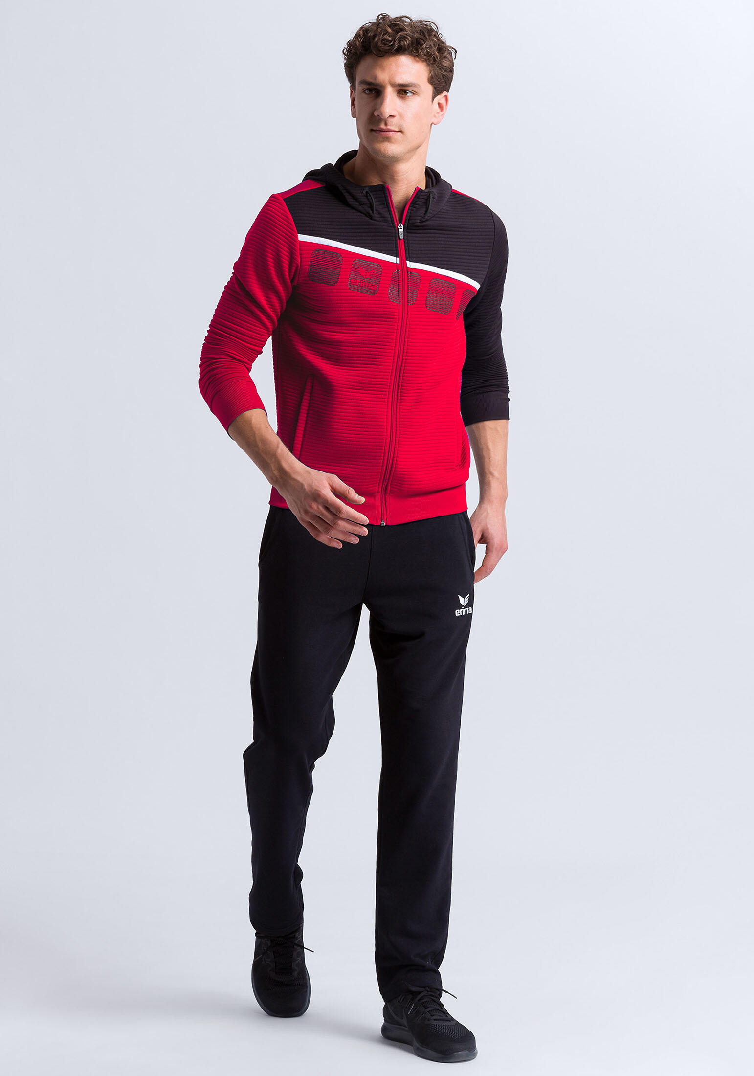 Trainingsjacke mit kapuze 5-C 3/7