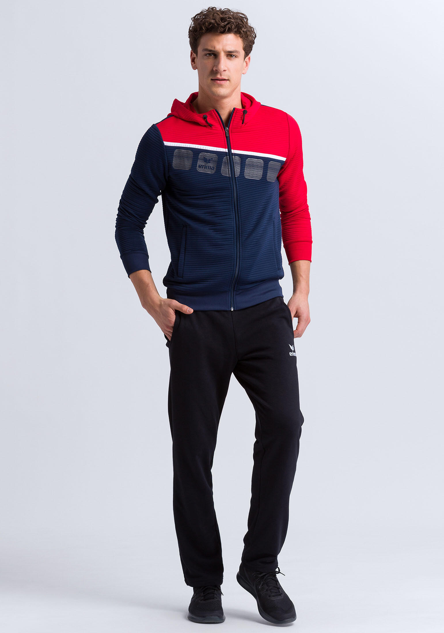 Trainingsjacke mit kapuze 5-C 3/6