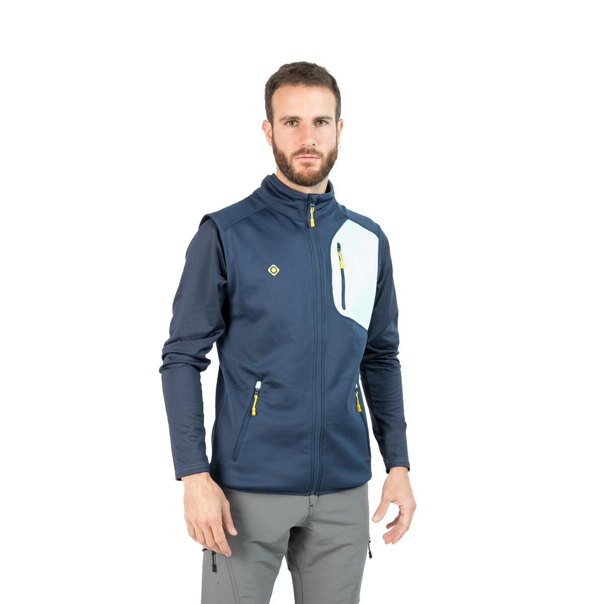 Vestă polară KANJUT VEST Izas pentru bărbați, trekking și munte 3/5