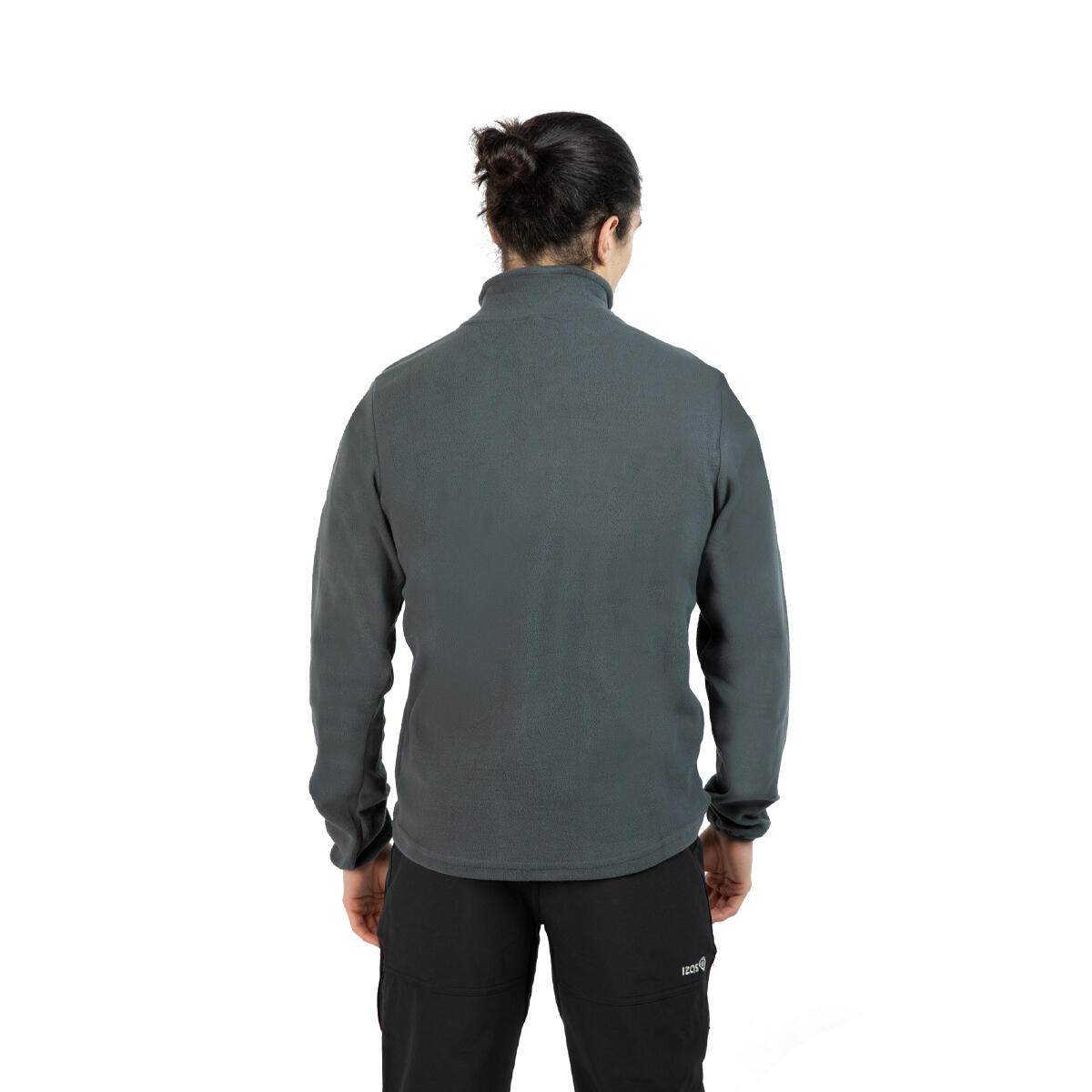 Fodera in pile sportiva da uomo con mezza zip SUTTON M di Izas, supera le tue sf 4/5