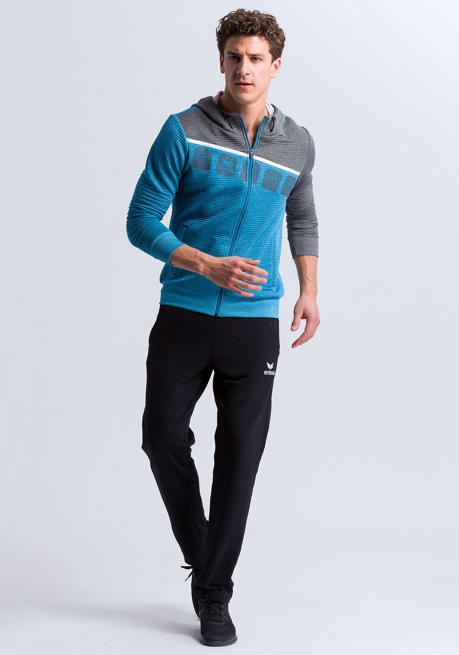 Trainingsjacke mit kapuze 5-C 3/6