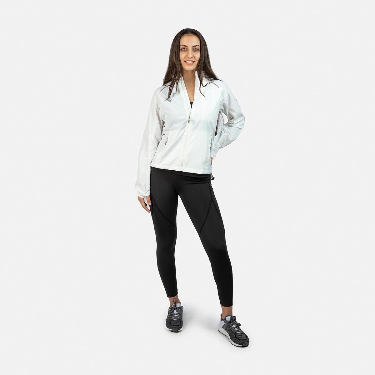 Giacca da corsa e trekking donna, idrorepellente e antivento Izas ISONA Izas 4/7