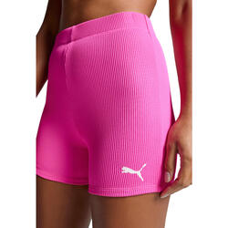 Puma Zwemshort Dames Ribbed Hot Pants Neon Pink PUMA