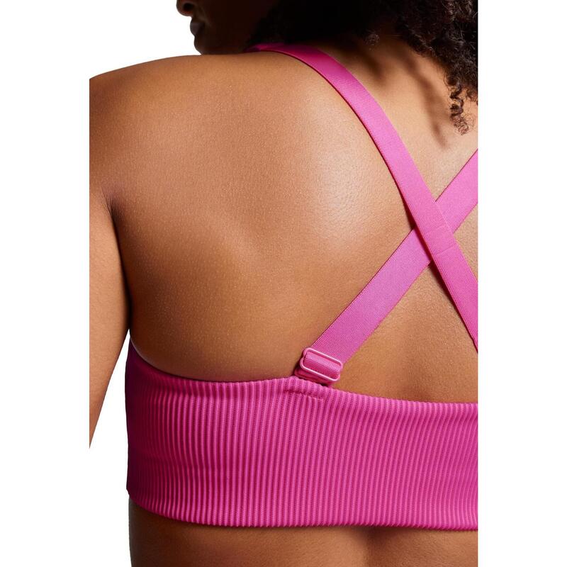 Puma Zwemtop Ribbed Scoop Neck Top  Neon Pink