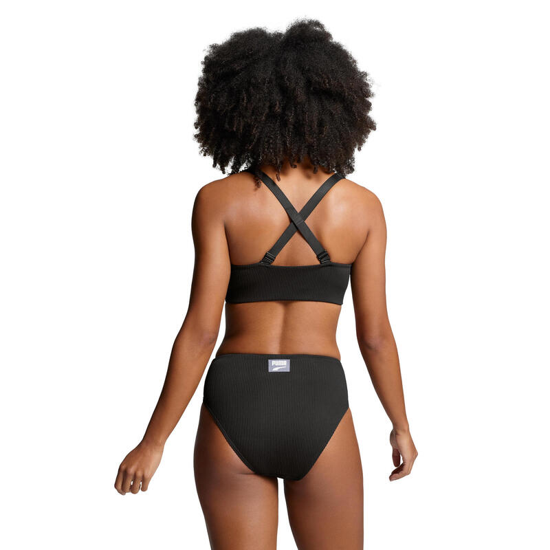 Puma Bikinibroekje Ribbed High Waist Brief Black Combo