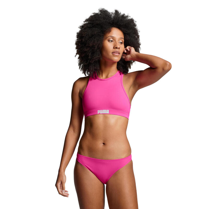 Bas de maillot de bain hipster pour femmes PUMA Neon Pink