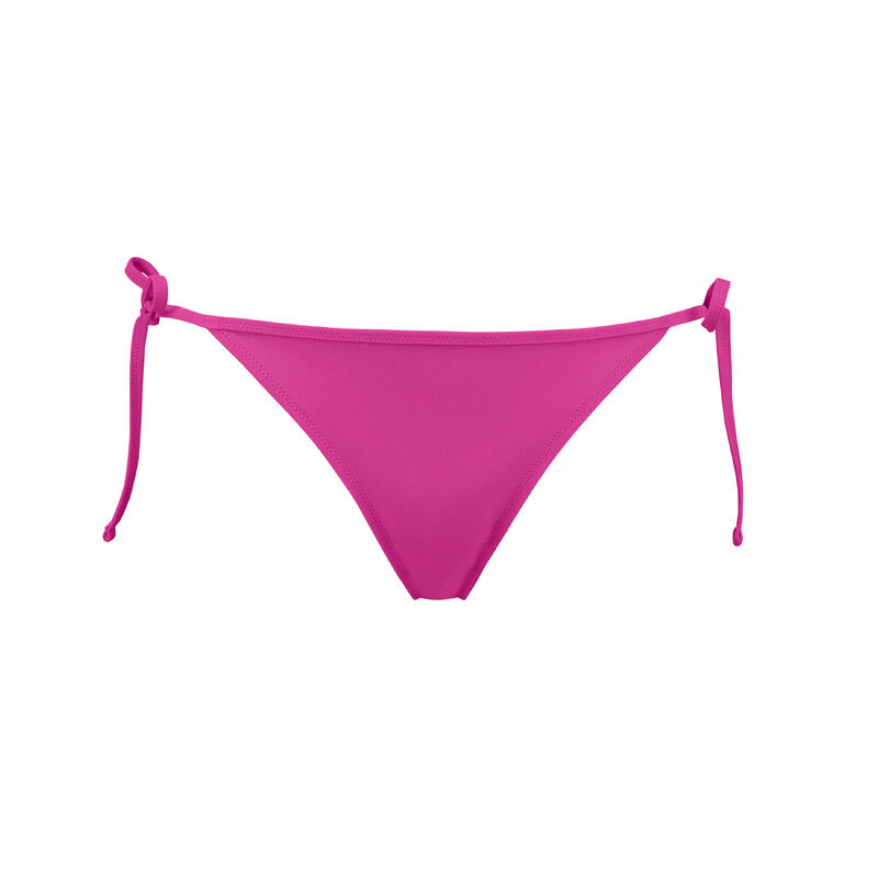 Bas de bikini avec liens à nouer pour femmes PUMA Neon Pink