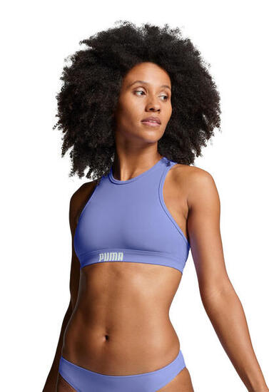 Haut à dos nageur de bain pour femmes PUMA Elektro Purple