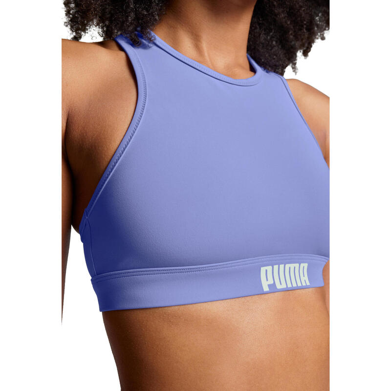 Haut à dos nageur de bain pour femmes PUMA Elektro Purple