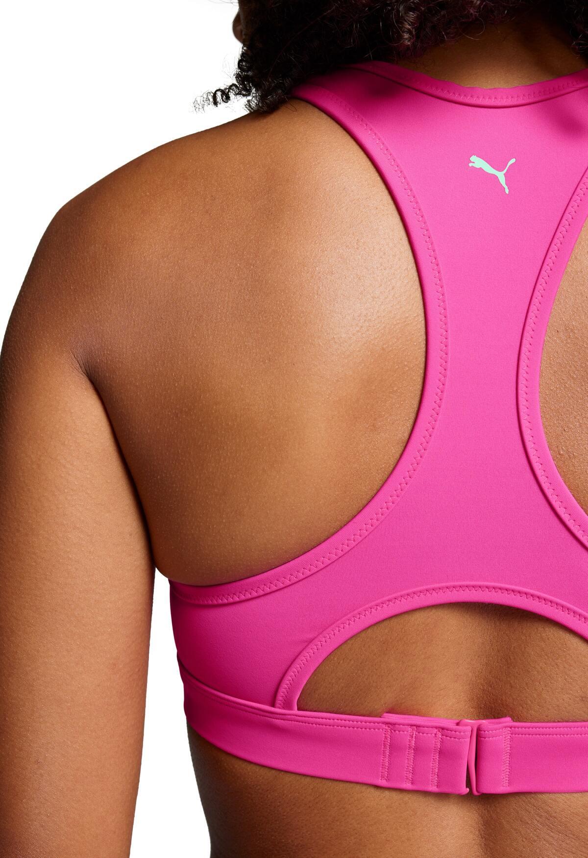 Haut à dos nageur de bain pour femmes PUMA Neon Pink 2/6