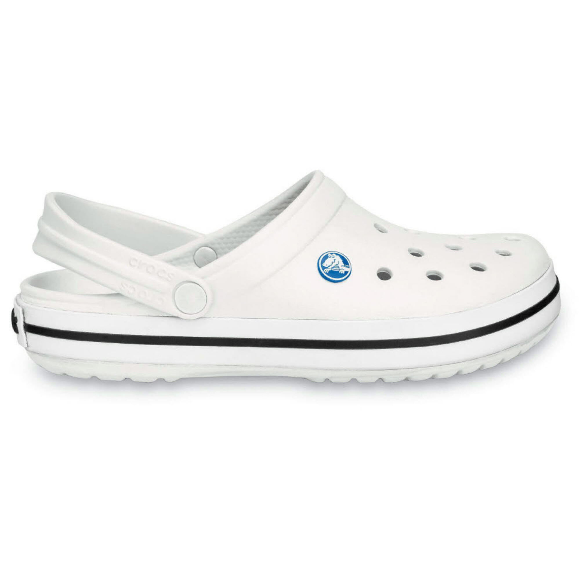 Chinelos Crocs Crocband, Branco, Unissexo