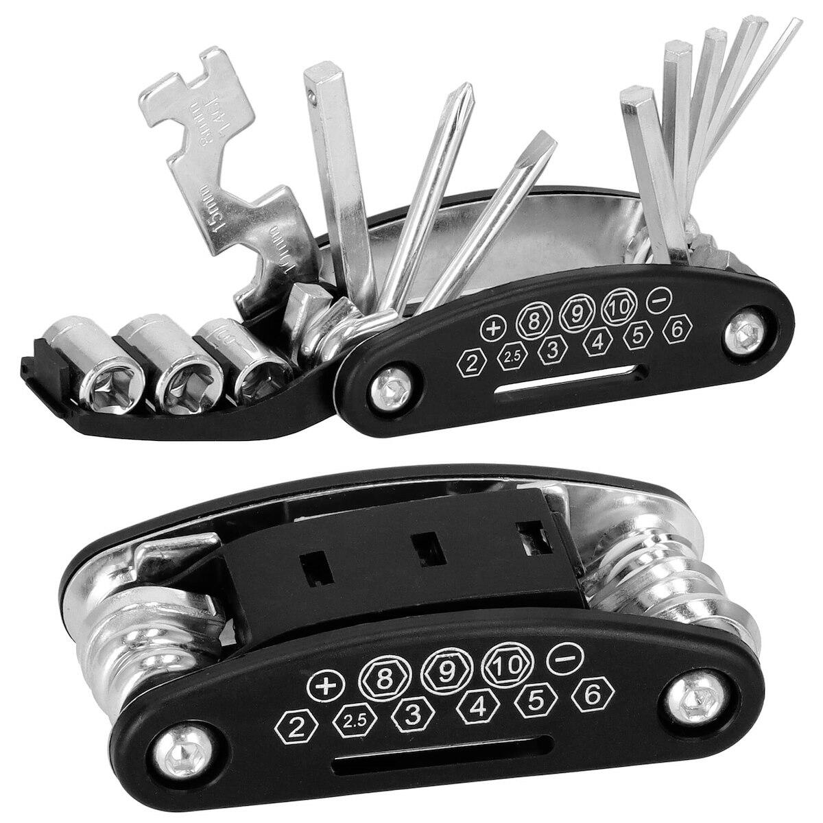 Zestaw do naprawy opon rowerowych Springos multitool 14 szt. 2/5