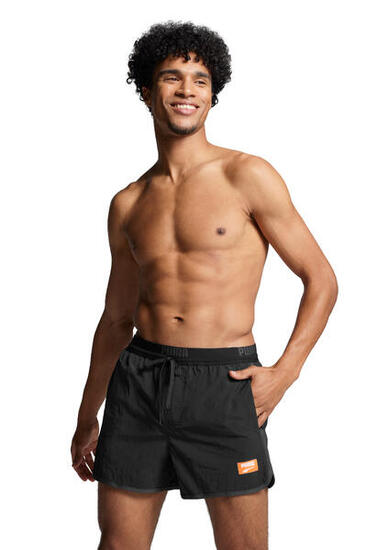 Short de bain à bretelles pour homme PUMA Noir