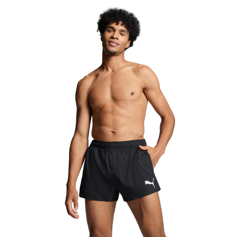 Short de bain court pour homme PUMA Noir