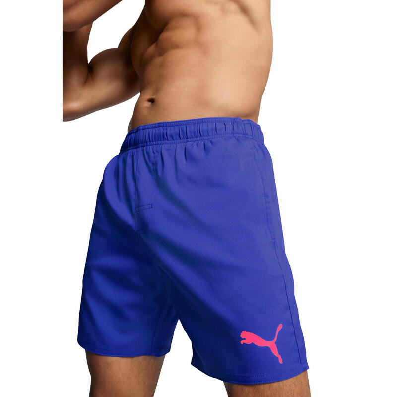 Puma Zwembroek Heren Mid Shorts Benjamin Blue