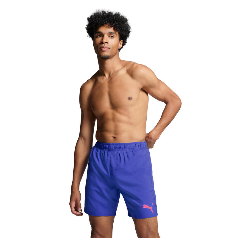 Puma Zwembroek Heren Mid Shorts Benjamin Blue