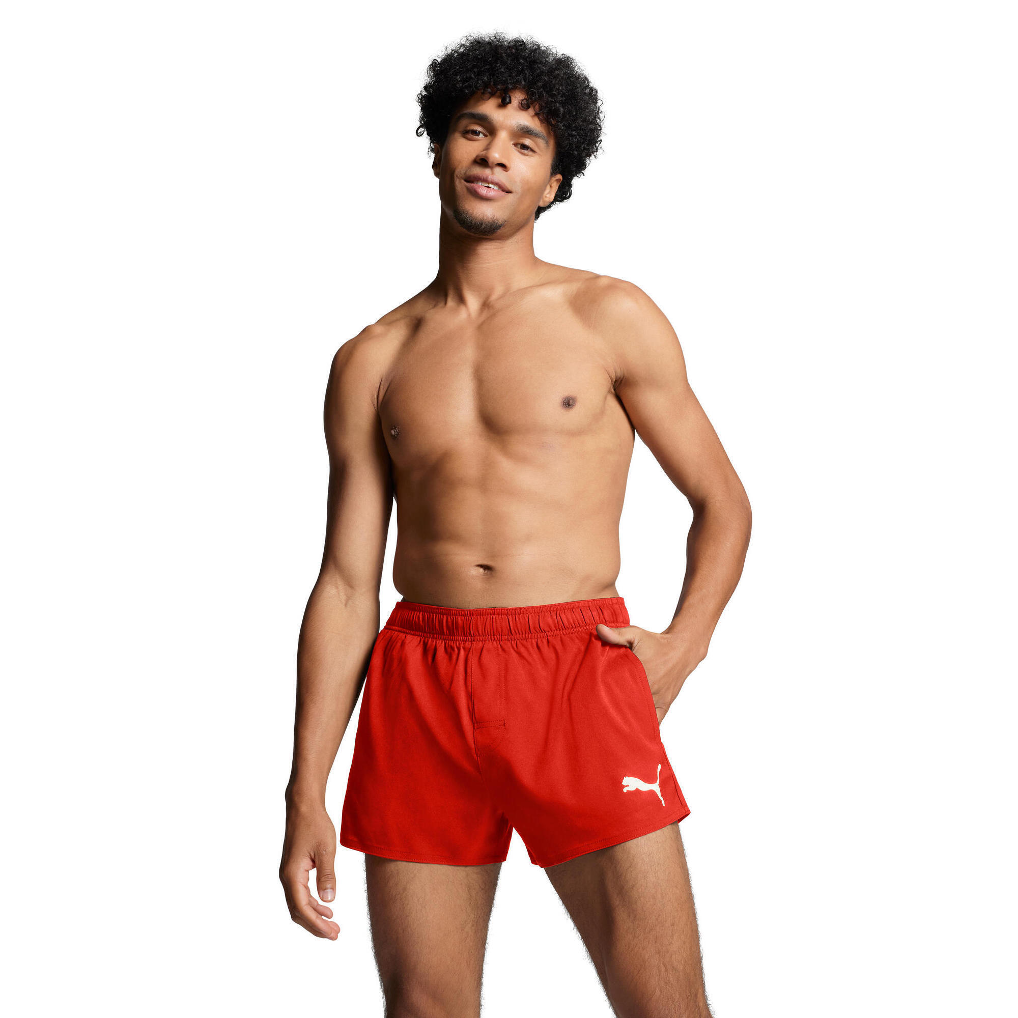 PUMA Puma Zwembroek Heren Short Shorts Rood
