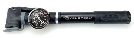 Fahrradpumpe Velotech Mini mit Manometer