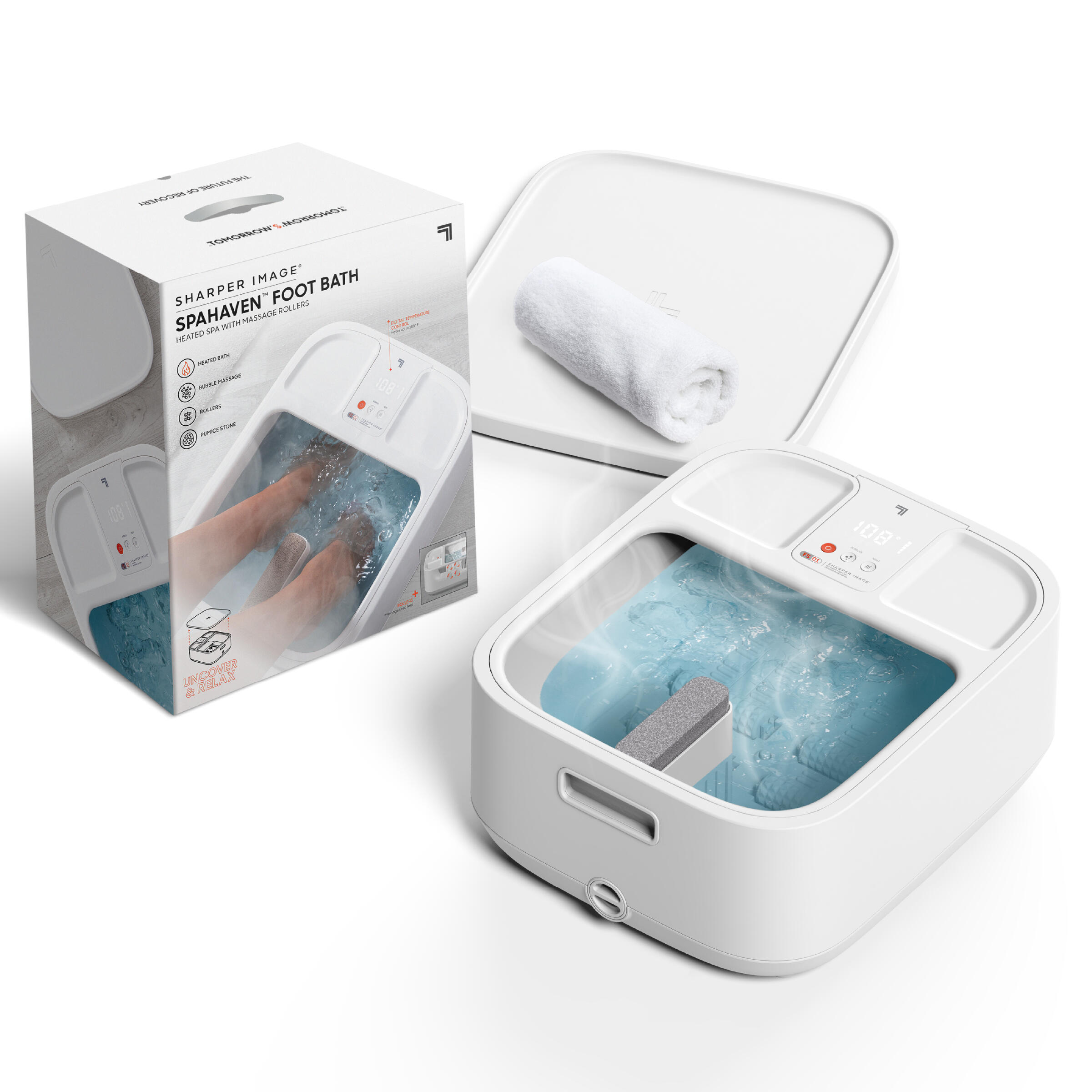 Sharper Image - Bain de pieds 'SpaHaven' 1/5
