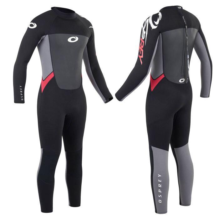 Osprey Origin Mens 3/2mm Full Length Wetsuit Red 1/6