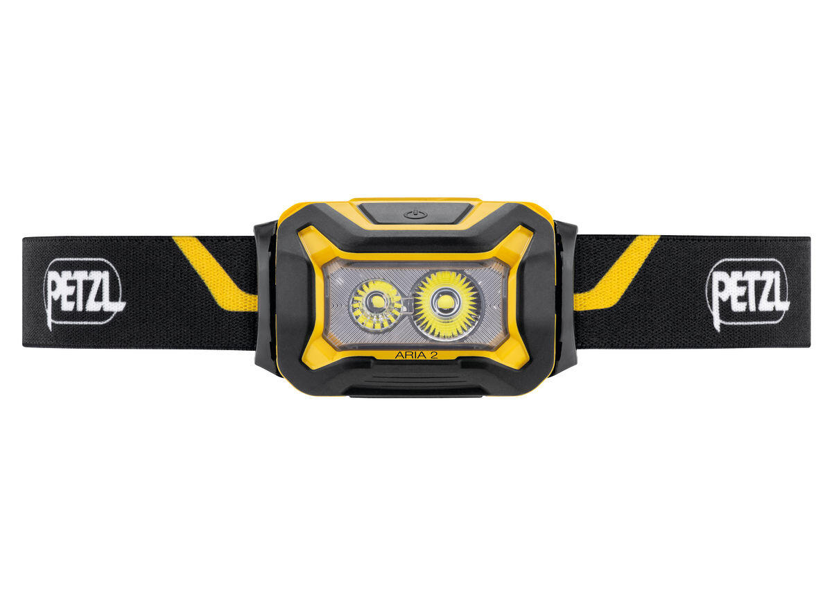 Lampe frontale Petzl ARIA 2 compacte IP67 450 lm hybride AAA ou batterie CORE 2/2