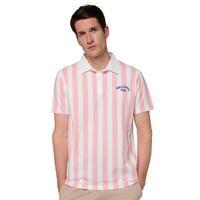 Polo Stripes Homme - Rose et Ecru