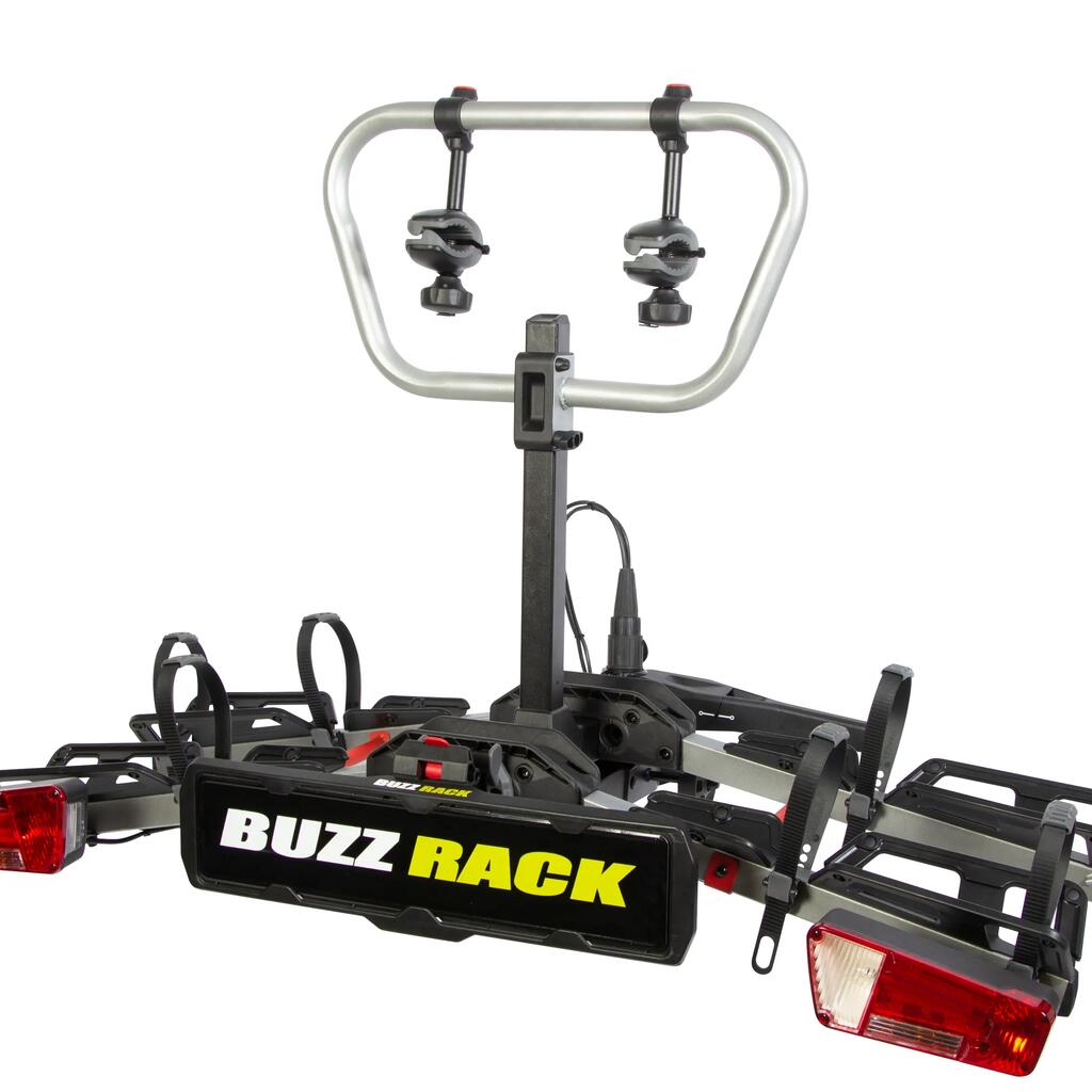 E-Scorpion XL tow ball bike carrier - folding platform for 2 electric bikes