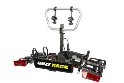Portabiciclette con gancio E-scorpion XL - piattaforma pieghevole per 2 VAE