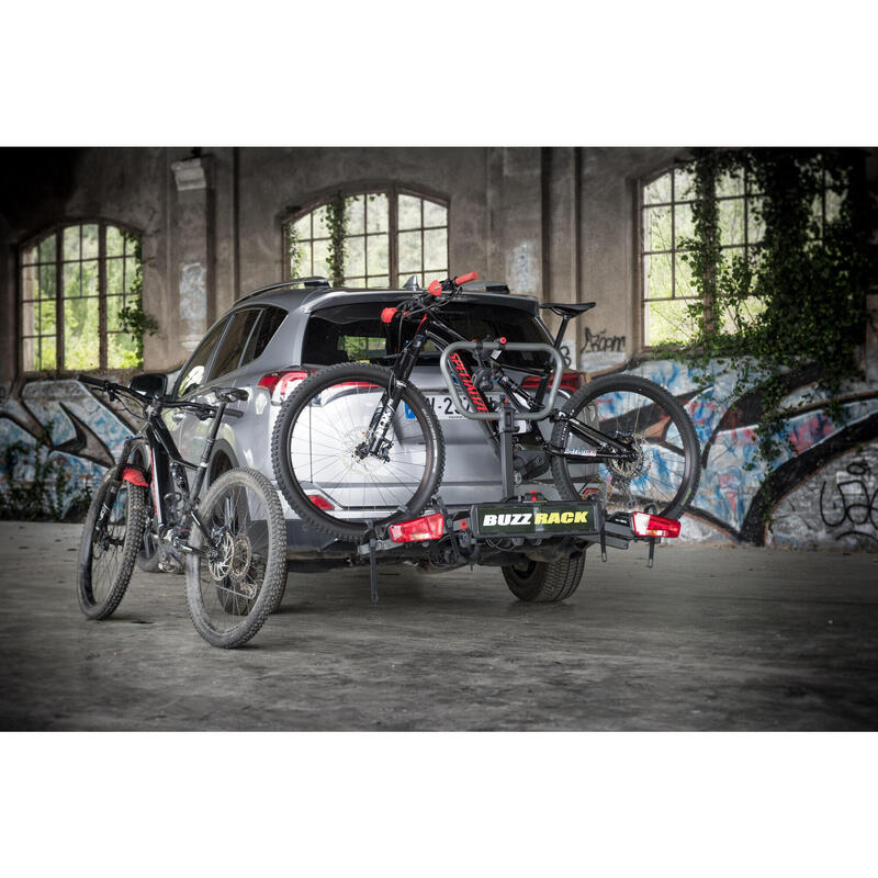 E-Scorpion XL-Kupplungsfahrradträger – faltbare Plattform für 2 Elektrofahrräder