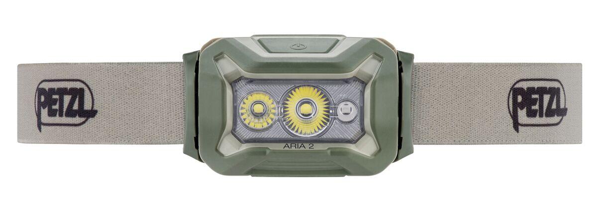 Faro frontale Petzl Aria 2 Hybrid Tan 450 lm RGB IP67 leggero 70 g 2/6