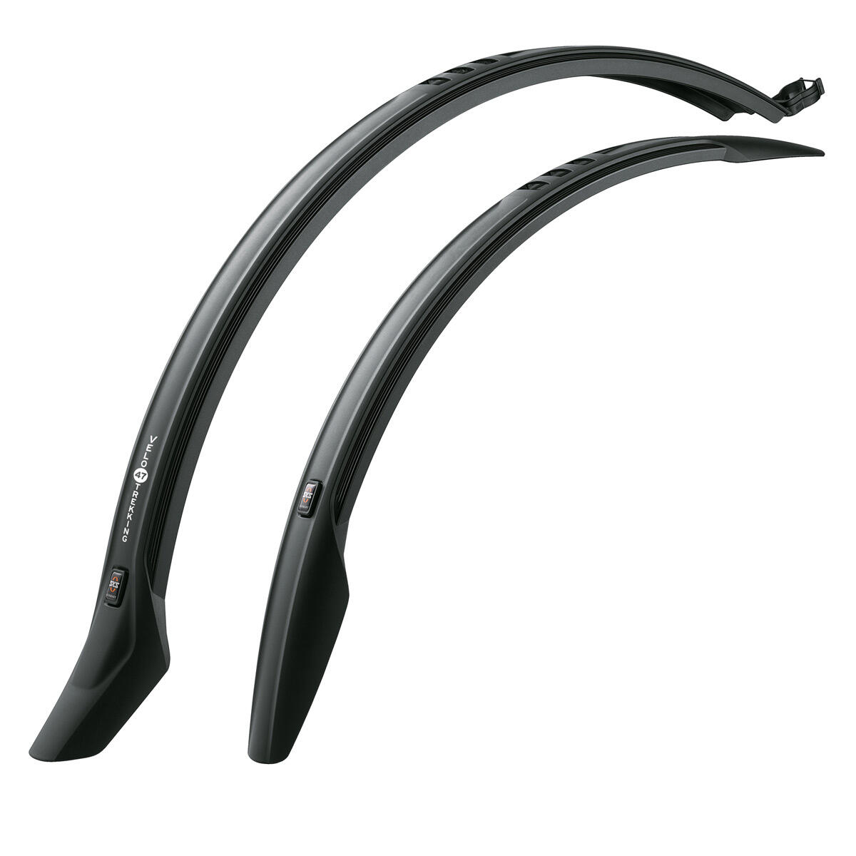 Velo Mudguard Set 47/55/65mm MTB Black 26" 65mm 1/4