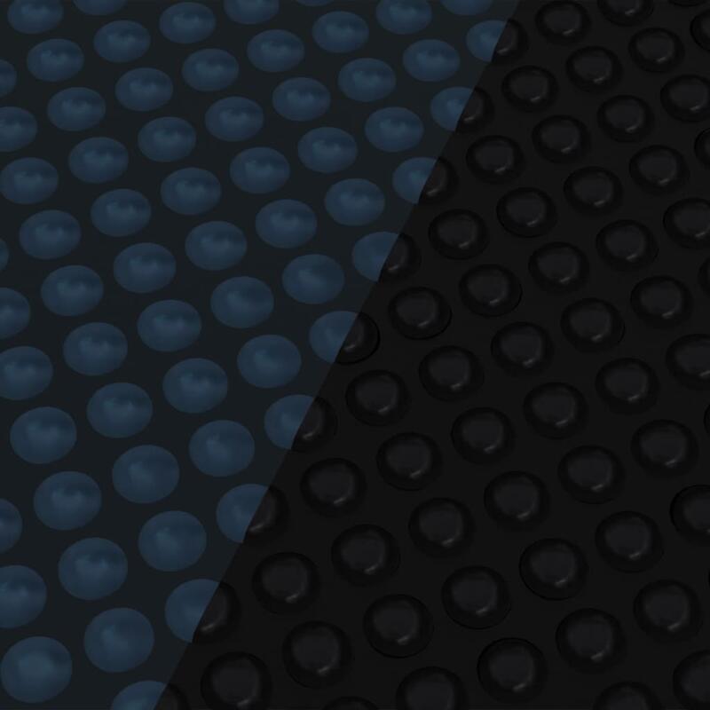 Película p/ piscina PE solar flutuante 488x244 cm preto e azul