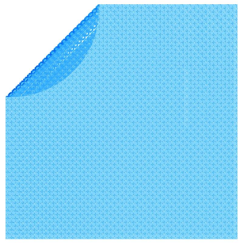 Cobertura de piscina redonda 549 cm PE azul
