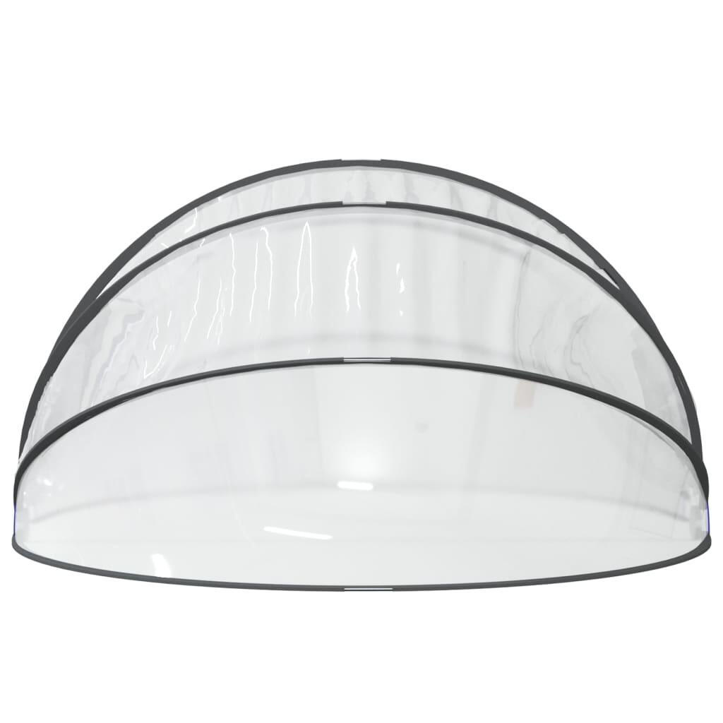 Cúpula de piscina redonda 406x203 cm PVC 5/5