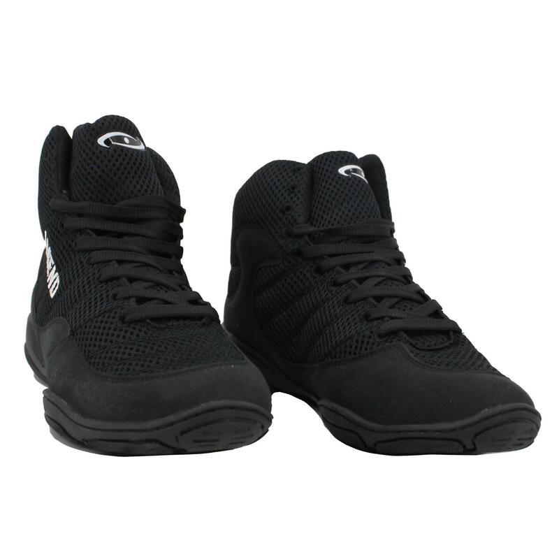 Boksschoenen, Krav Maga- Fitness- Worstelschoenen zwart mesh