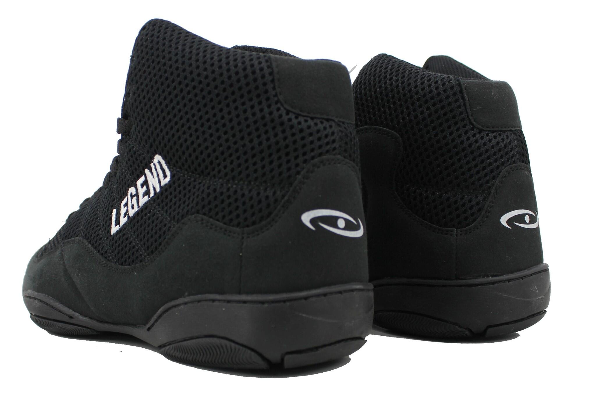 Chaussures de boxe, Krav Maga- Fitness- Chaussures de lutte maille noire 5/5
