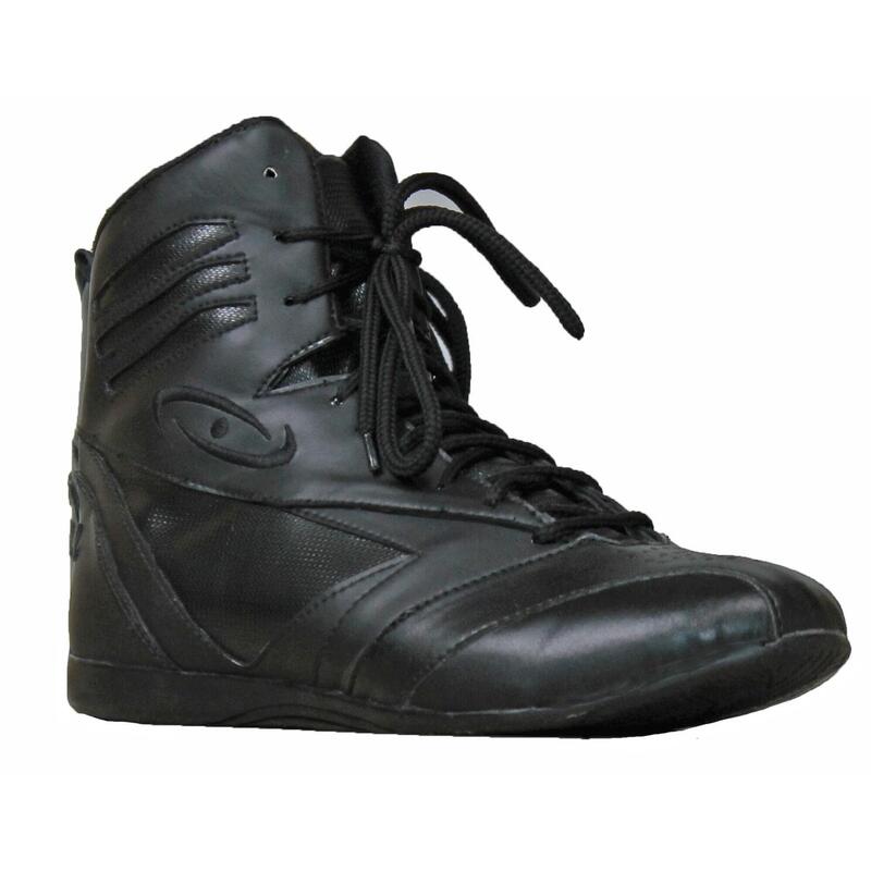 Chaussures de Sport Fitness, Boxe, Krav Maga Noir Mat PU