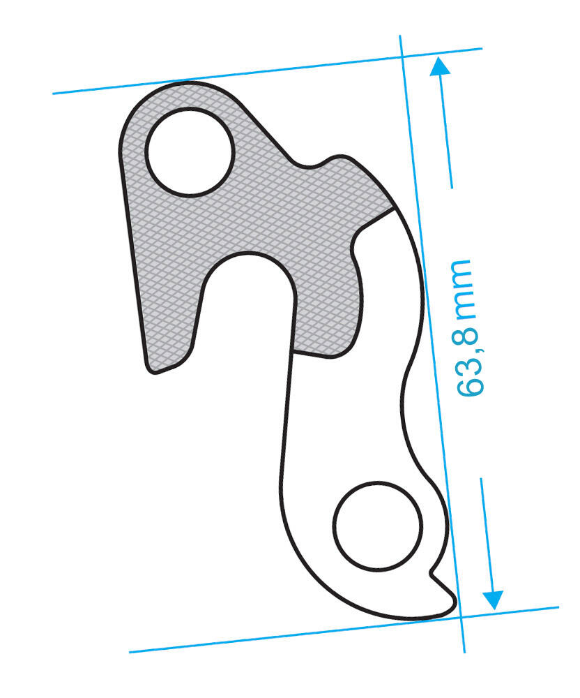 MARWI Schaltauge GH-068 Aluminium (für Trek) 6/6