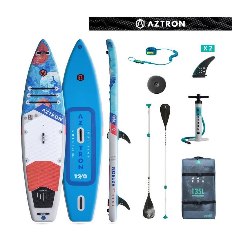 Dwukomorowa deska pompowana SUP WindSUP Aztron Soleil Extreme 12'0" (366cm)