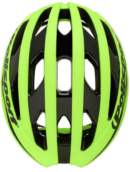 Casque de vélo Light Pro L 58-61 cm - jaune fluo mat / noir