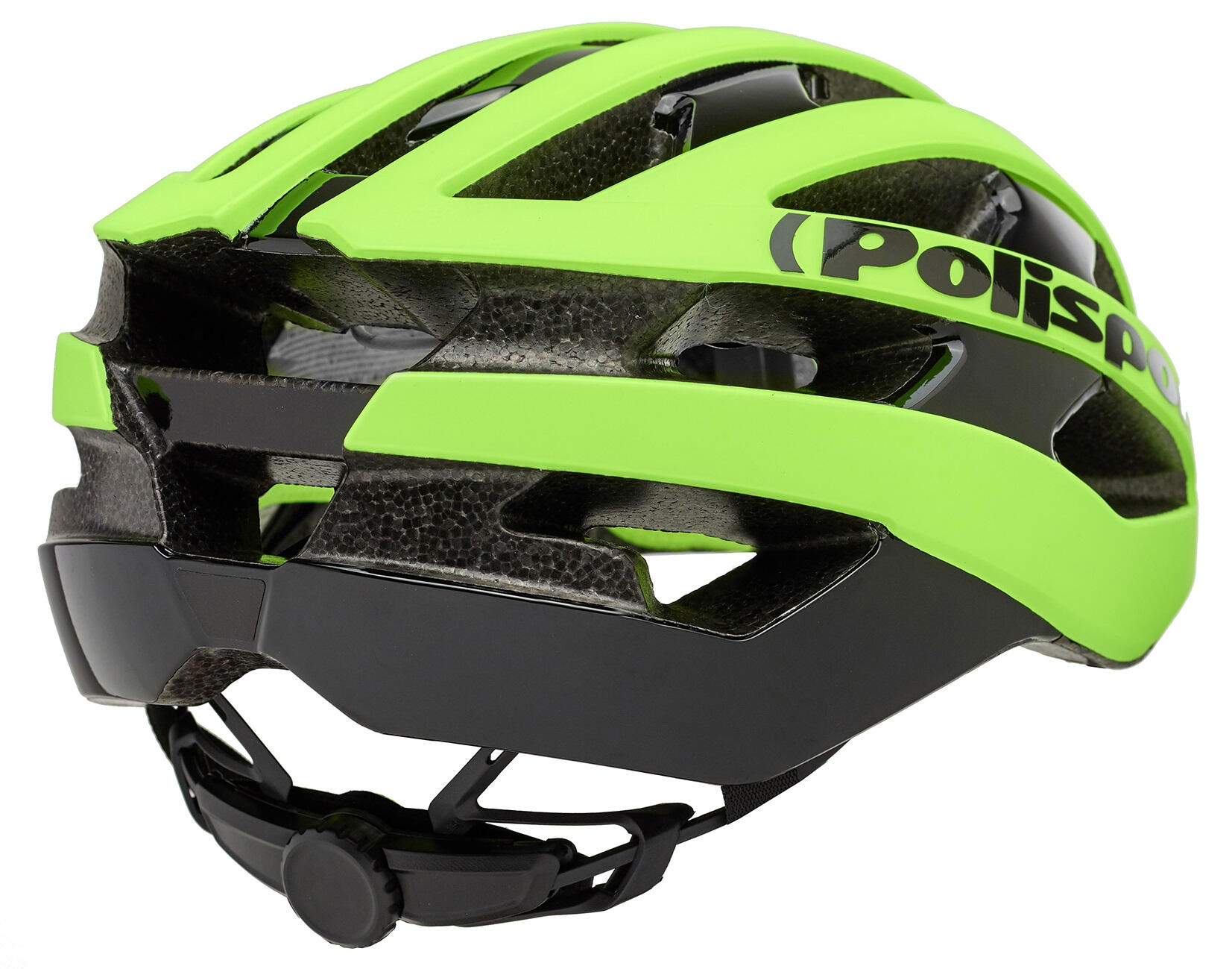 Casque de vélo Light Pro L 58-61 cm - jaune fluo mat / noir 2/5