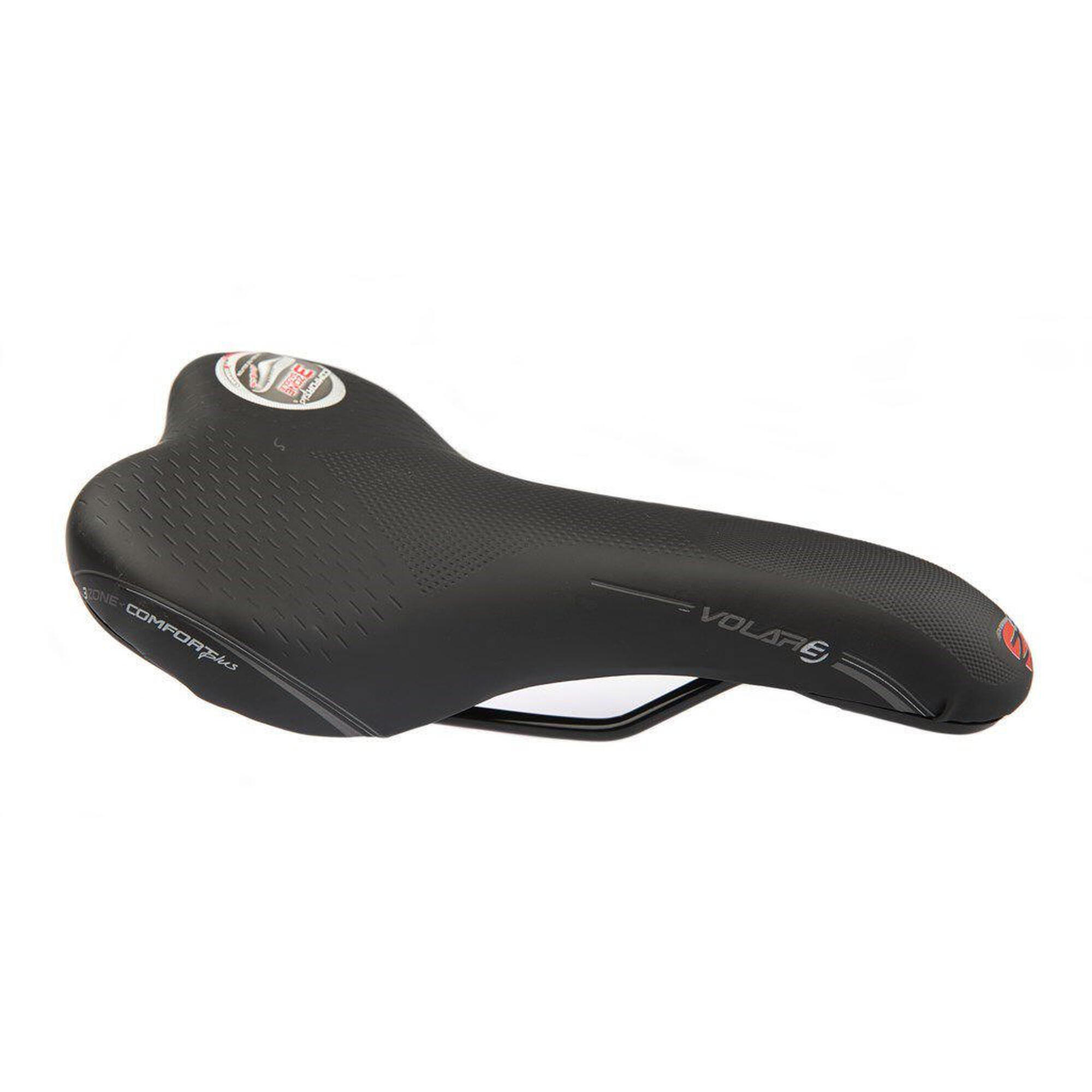 Selle Bassano - Selle De Vélo Volare Hybrid/sport - Noir - Selle De Vélo - Noir - Taille Unique - Decathlon