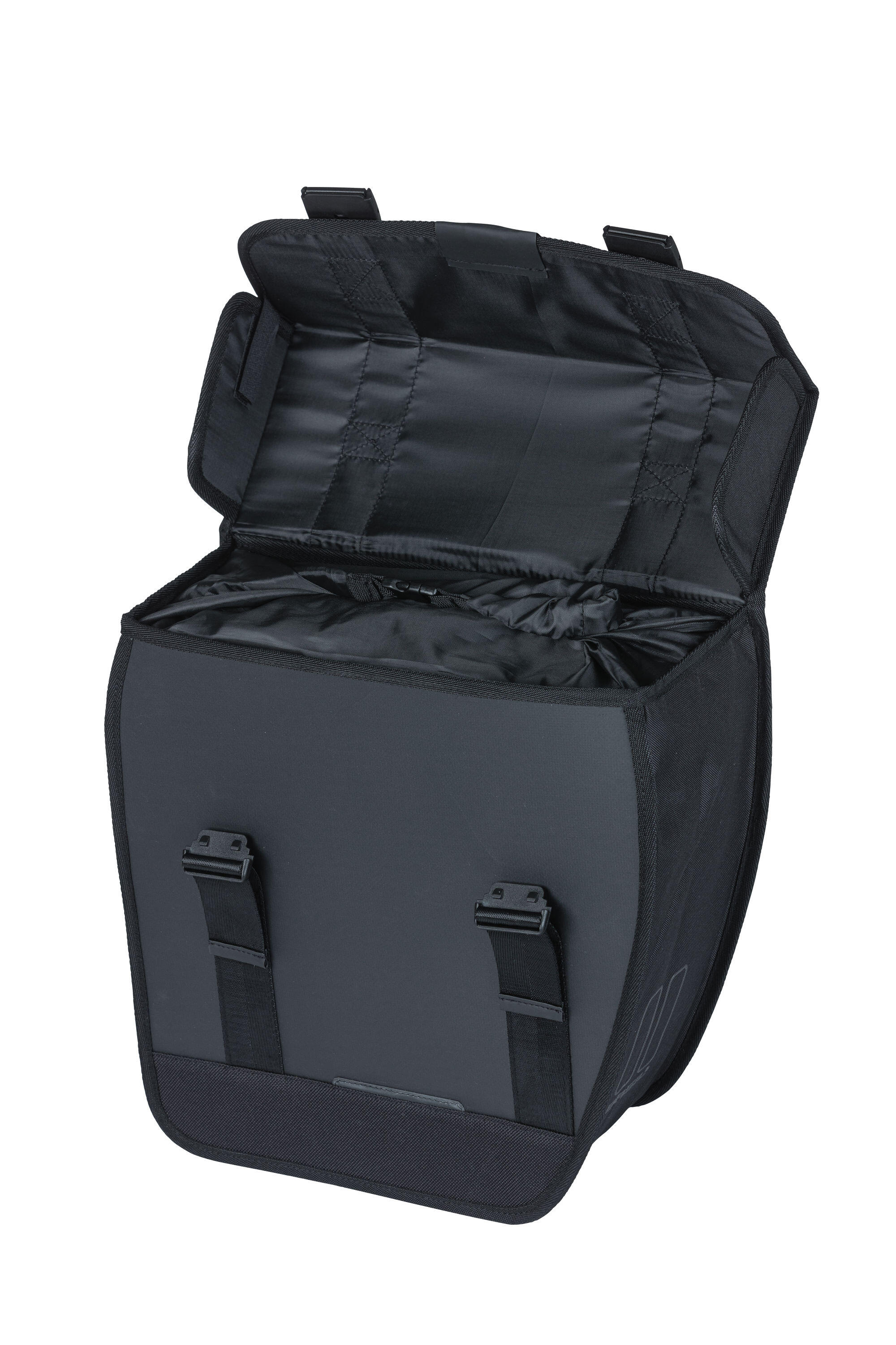 Basil Tour single waterproof pannier 14 L — black. 3/6