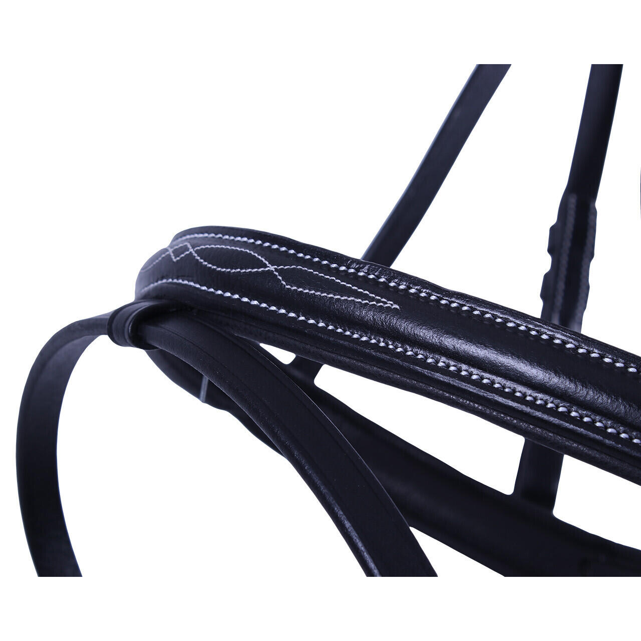 Luxury bridles with topstitching QHP