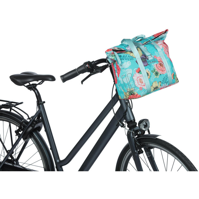 Bolsa de poliéster impermeable para bicicletas con material reflectante Basil Bl