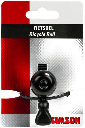 Campana de bicicleta Micro 23 mm de cobre negro 2/5