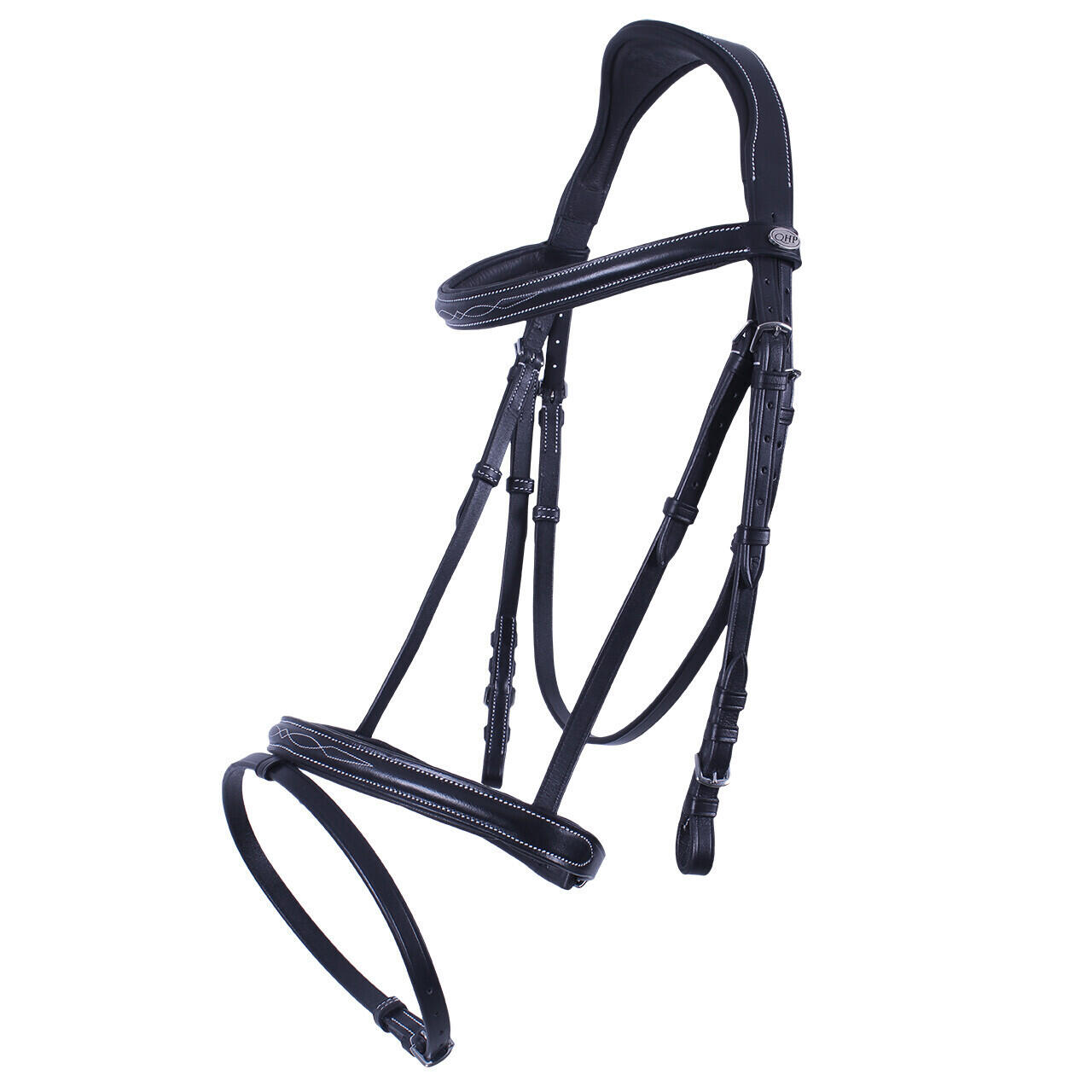 Luxury bridles with topstitching QHP