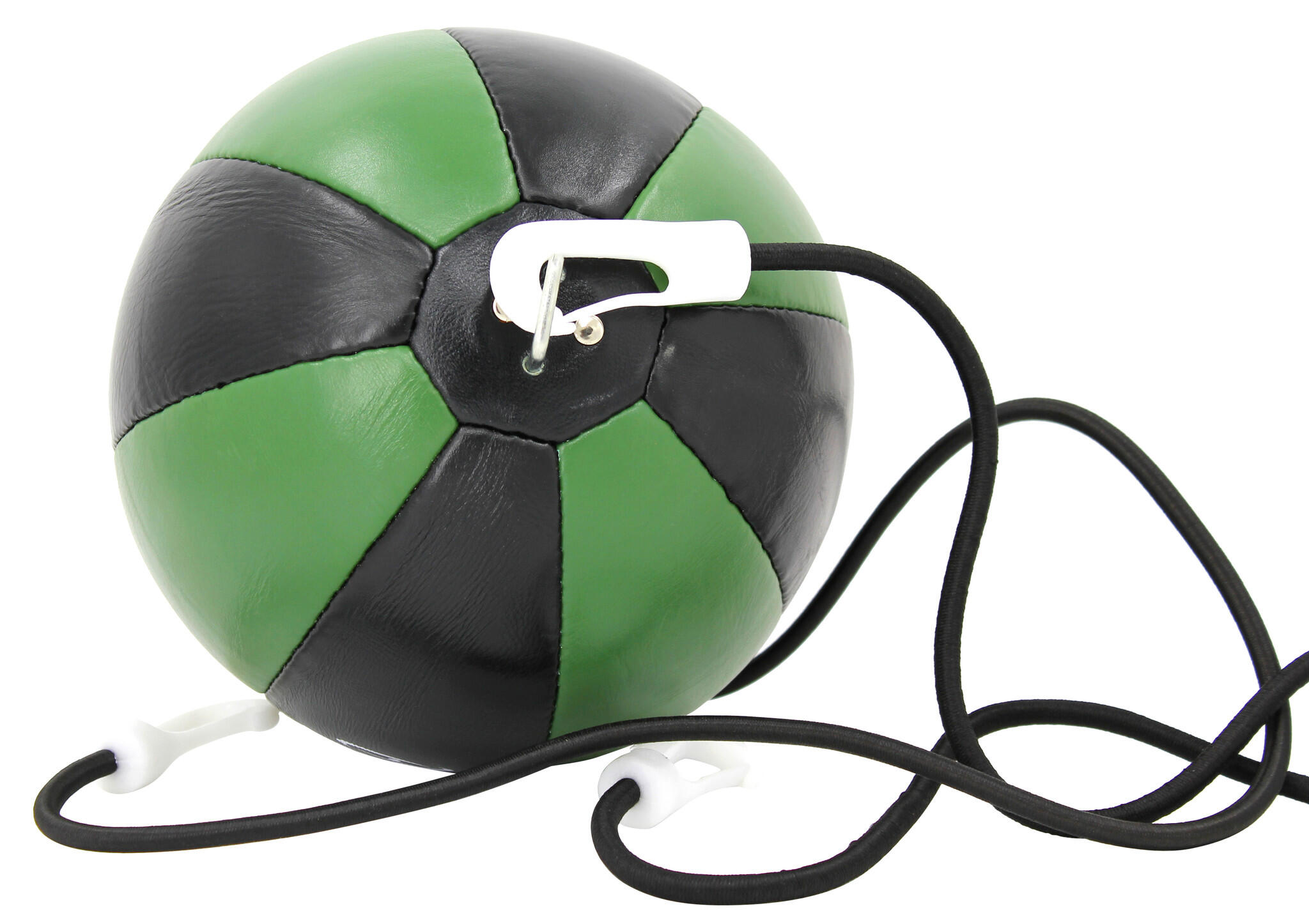 Double end Ball Boksen Army/Zwart Leer - Gemaakt van soepel runderleder - Sterk 4/5